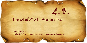 Laczházi Veronika névjegykártya